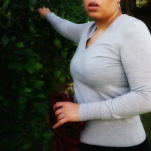 Express Design Studio V-Neck Sweater